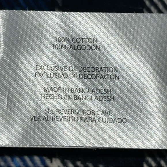 ORVIS Blue PLAID HEAVY Shirt JACKET WORK WEAR Pockets Flannel Shacket BUTTON LG - Picture 6 of 13